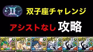 【双子座チャレンジ】アシストなしオメガモンで双子座チャレンジを安定攻略！【パズドラ】