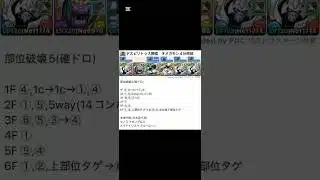 デスピリトゥス降臨オメガモン4分周回【パズドラ】#shorts #パズドラ #部位破壊