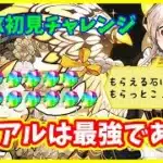 【パズドラ】6月EX初見チャレンジ！メイドイデアルは最強である！もらえる石はもらっとこう。【実況】