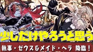 【パズドラ】執事ゼウス＆メイドヘラ降臨を少しだけ周回します【スタジオロキ】