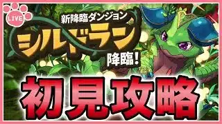 【パズドラ】シルドラン降臨を初見攻略！【雑談】