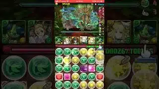 【パズドラ】8月クエストレベル6【固定チーム】