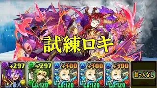 【試練ダンジョン】ロキ試練進化用ダンジョンで北欧神攻略編成！！【パズドラ】