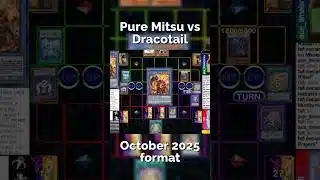 Pure Mitsurugi vs Dracotail | October 2025 format #yugioh #masterduel #yugiohtcg #mitsurugi