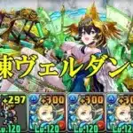 【試練ダンジョン】ヴェルダンディ試練進化用ダンジョンで北欧神攻略編成！！【パズドラ】