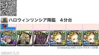 ハロウィンリンシア降臨　試練ノア周回ほぼ無課金【パズドラ】