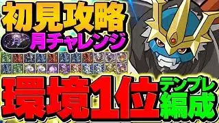 【環境1位】インペリアルドラモンで月チャレンジ初見攻略!これが一番強いと思います!【パズドラ】