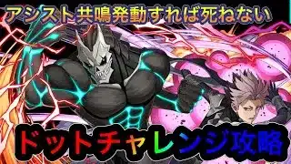 【パズドラ】クリアだけならこれで簡単!死ぬとしたら自分のミスだけ!?絶対死ねない怪獣8号&鳴海でドットチャレンジ攻略!