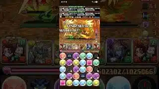 【パズドラ】 メイフィール降臨！ 紅葉鳥 超絶壊滅級 竈門炭治郎＆竈門禰豆子 協力 周回