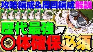 【人権】お願いだから見て。サンタゼウスだけは◯体絶対に確保しておけ！代用100%不可能！周回編成3パターン【パズドラ】
