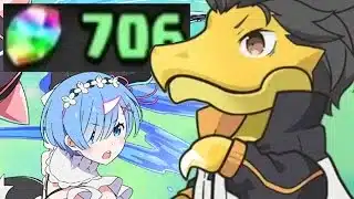 【パズドラ】リゼロコラボガチャに石700ツッパってレム狙ってみた