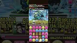 フロウス降臨 部位破壊7 ソロ周回 キコル10ターン 3分30秒台後半（2倍速） #パズドラ #パズドラ周回