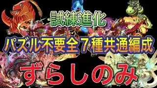 【ずらし共通編成】全7種のドラゴン試練ダンジョンをずらし共通バレンタインノア編成で攻略！？ティラ、プレシィ、ブラッキィ、ボルケーノドラゴン、ソニア、ゼルクレア、アークヴェルザの全7種対応！【パズドラ】