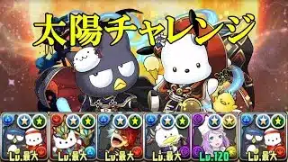 【太陽チャレンジ】クロトビバッドばつ丸＆スオウポチャッコ✕クロトビバッドばつ丸＆スオウポチャッコで太陽チャレンジ攻略！！【パズドラ】【太陽の守護者】【守霊の天体】