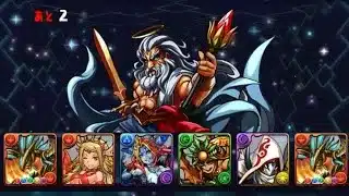 【パズドラ】ゼウス降臨！ホルスパで挑む！【コンティニュー禁止】【再チャレンジ禁止】
