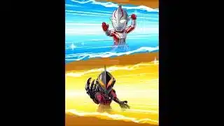 ウルトラマンメビウス＆ベリアル激レア必殺技演出#パズシュワ#ウルトラマンオメガ#ウルトラマン