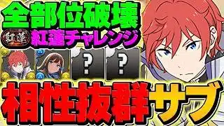 【18分全部位破壊】ラインハルト×渋谷凛が相性抜群！紅蓮チャレンジで無双出来ます！最強テンプレ誕生！【パズドラ】