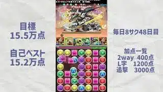 【パズドラ】毎日8サク48日目