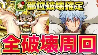 【パズドラ】皐月丸降臨！全部位破壊確定対応！銀時スオウの高速周回編成がやはり強すぎる！！11周目以上も対応編成！