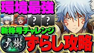 【世界最強】坂田銀時ずらしで大樹チャレンジ攻略！マジで環境ぶっ壊れました！これで称号取れるのヤバすぎWW【パズドラ】