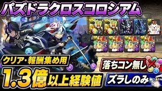 【1.3億以上経験値】落ちコン無しズラしのみ‼️パズドラクロスコロシアム 周回編成・立ち回り紹介!!【#パズドラ/パズル&ドラゴンズ】