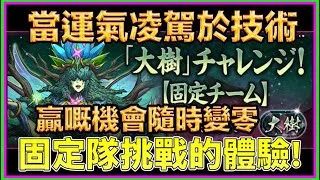 PAD パズドラ 固定隊挑戰的體驗 ！不是攻略！！贏輸靠天降？有技術都仲要睇運！