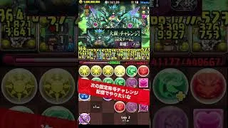 【大樹】固定パは最速獲った編成でやらせてほしいよね【#パズドラ/パズル&ドラゴンズ】 #大樹の霊王 #称号チャレンジ