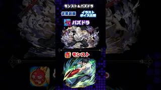モンスト＆パズドラ　呪術廻戦コラボ　伏黒甚爾 イラスト ボイス比較　#モンスト　#パズドラ　#伏黒甚爾