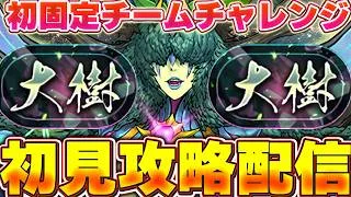 勝つぞーー！！大樹チャレンジ（固定チーム）初見攻略配信！！【パズドラ配信】＃パズドラ