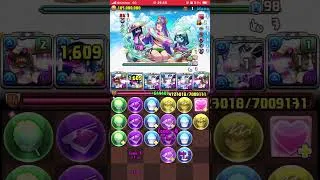 【パズドラ】夏メリットの僕なりの最大コンボパズル #shorts #パズドラ #プレイ動画