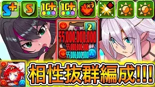 【最強】夏休み編成だけじゃない！？ 新キャラの『エルフリーデ＆フィアメル』×『アネッタ』編成が最強すぎる！！！！ 【パズドラ 夏休み エルフリーデフィアメル】